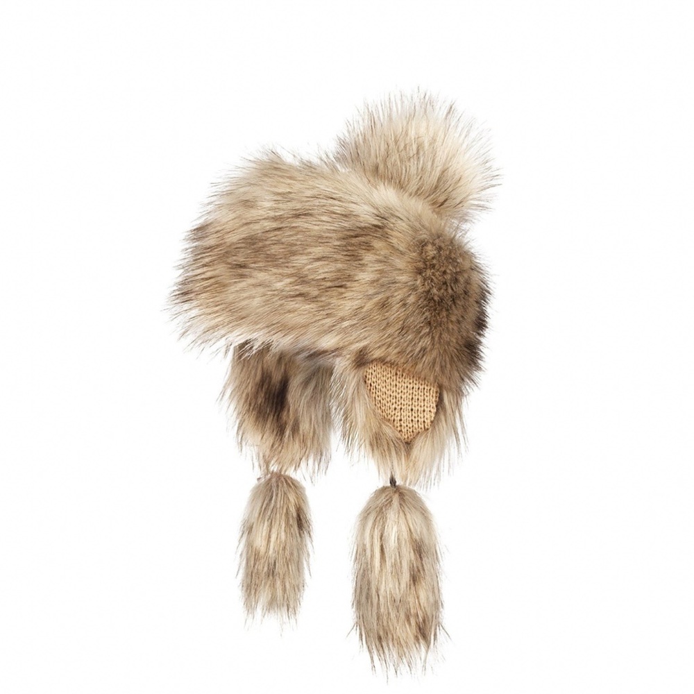 Women’s Faux Fox Fur Winter Trapper Hat